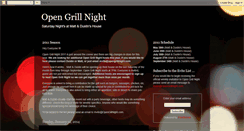 Desktop Screenshot of opengrillnight.blogspot.com