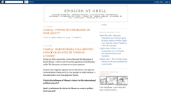 Desktop Screenshot of englishatgbell.blogspot.com