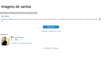Tablet Screenshot of imagensdesantos.blogspot.com