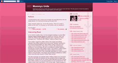 Desktop Screenshot of mommysunite.blogspot.com