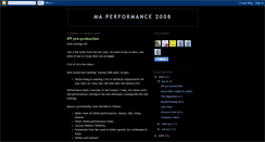 Desktop Screenshot of ma-performance.blogspot.com