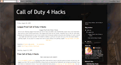 Desktop Screenshot of call-of-duty-4-hacks.blogspot.com