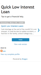 Mobile Screenshot of lookingforloans.blogspot.com