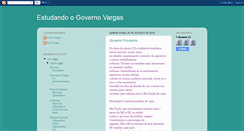 Desktop Screenshot of estudandoogovernovargas.blogspot.com