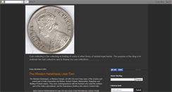Desktop Screenshot of indiacoinscollections.blogspot.com