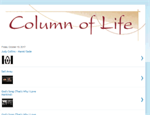 Tablet Screenshot of columnoflifea.blogspot.com