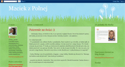 Desktop Screenshot of maciekzpolnej.blogspot.com