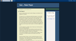 Desktop Screenshot of godpokerplayer.blogspot.com