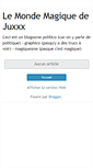 Mobile Screenshot of lemondemagiquedejuxxx.blogspot.com