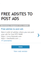 Mobile Screenshot of freeadsitestopostads.blogspot.com
