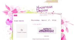 Desktop Screenshot of musafirahdakwah.blogspot.com