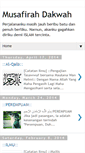Mobile Screenshot of musafirahdakwah.blogspot.com