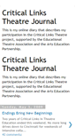 Mobile Screenshot of criticallinkstheatrejournal.blogspot.com