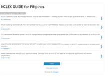 Tablet Screenshot of nclexguide4filipinos.blogspot.com