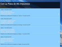 Tablet Screenshot of conlaplatademisimpuestos.blogspot.com