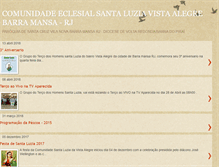 Tablet Screenshot of comunidadesantluziabm.blogspot.com