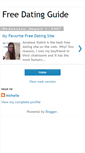 Mobile Screenshot of freedatingguide.blogspot.com