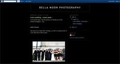 Desktop Screenshot of bellamoonphotography.blogspot.com