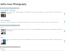 Tablet Screenshot of bellamoonphotography.blogspot.com
