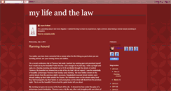 Desktop Screenshot of lifeandthelaw.blogspot.com