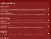 Tablet Screenshot of lifeandthelaw.blogspot.com