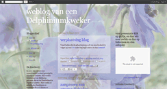 Desktop Screenshot of delphiniumkweker.blogspot.com