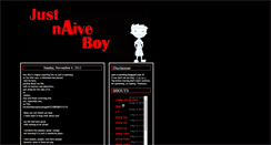 Desktop Screenshot of just-a-naiveboy.blogspot.com