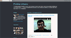 Desktop Screenshot of profetaurbano.blogspot.com