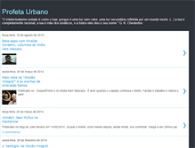 Tablet Screenshot of profetaurbano.blogspot.com