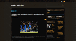 Desktop Screenshot of cricket-addiction.blogspot.com