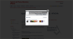 Desktop Screenshot of agenciadeprensamasonica.blogspot.com