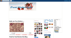 Desktop Screenshot of mutiara08.blogspot.com