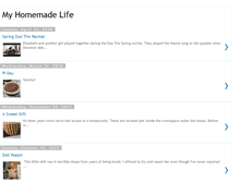 Tablet Screenshot of myhomemadelife.blogspot.com