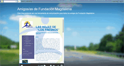 Desktop Screenshot of amigosdefundacionmagdalena.blogspot.com