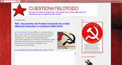 Desktop Screenshot of cuestionatelotodo.blogspot.com
