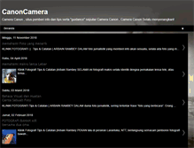 Tablet Screenshot of cameracanon.blogspot.com