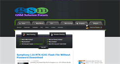 Desktop Screenshot of gsm-solution-forum.blogspot.com