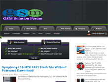 Tablet Screenshot of gsm-solution-forum.blogspot.com