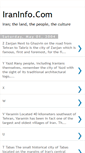Mobile Screenshot of iraninfo.blogspot.com