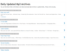 Tablet Screenshot of mp3archives.blogspot.com
