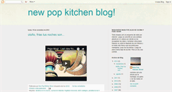 Desktop Screenshot of newpopkitchenshow.blogspot.com