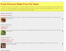 Tablet Screenshot of freshflavoursmadefromtheheart.blogspot.com