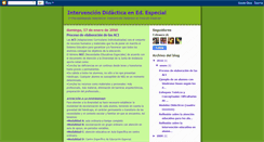 Desktop Screenshot of intervencionpsicpedagogicadelaedespe.blogspot.com