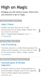 Mobile Screenshot of highonmagic.blogspot.com