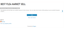 Tablet Screenshot of fleamarketmoney.blogspot.com