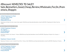 Tablet Screenshot of noveltiestosale.blogspot.com