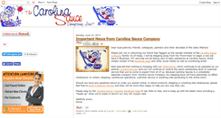 Desktop Screenshot of carolinasaucecompany.blogspot.com