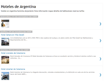 Tablet Screenshot of hoteles-argentinos.blogspot.com