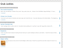 Tablet Screenshot of grubjunkies.blogspot.com