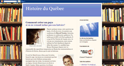 Desktop Screenshot of histoireduquebec.blogspot.com